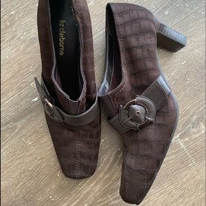 Liz Claiborne bootie type heel